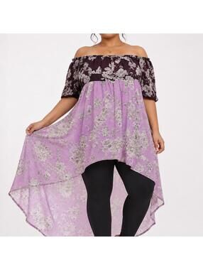Romantic Floral High-Low Dress | Live 4 Truth 1X